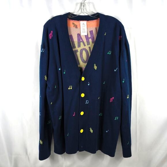 Disney Half Note Jazz Club XXL 2XL Cardigan Sweater - Picture 1 of 6